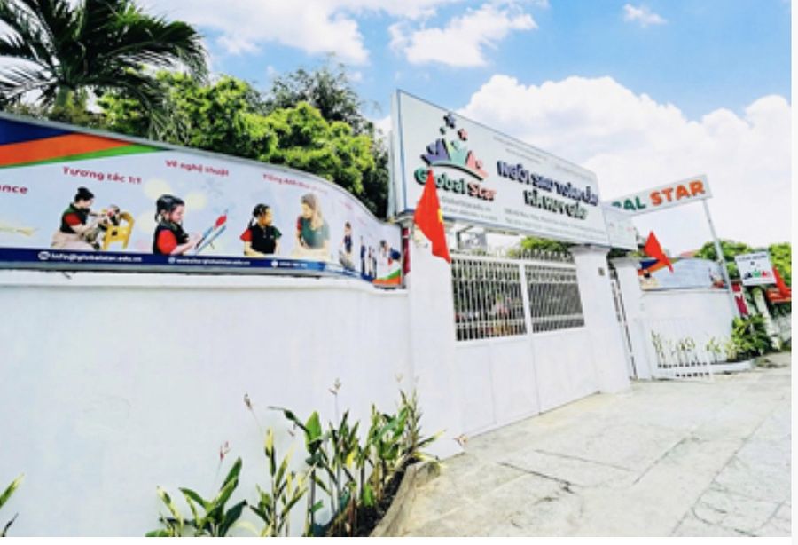 Mặt tiền cơ sở Hà Huy Giáp của Global Star School